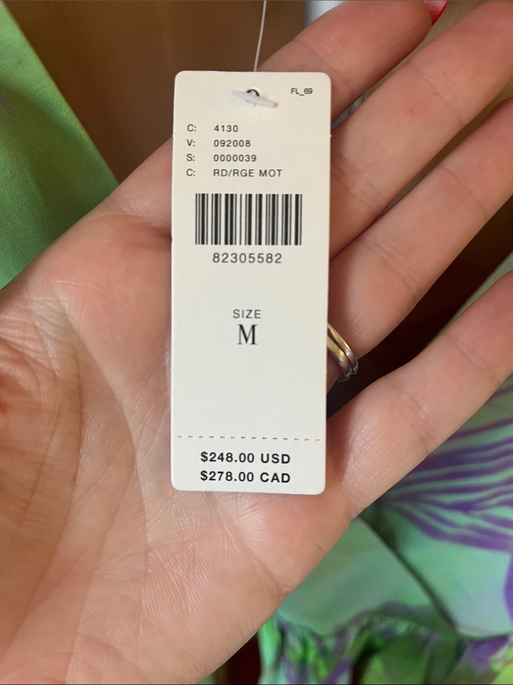 Plenty by Tracy Reese Anthropologie Tie-Dye Puff Sleeve Dress NWT — Size M - Picture 3 of 10